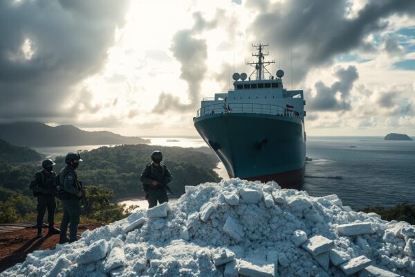 Polisi Sita 1 Ton Sabu dari Kapal Asing di Natuna