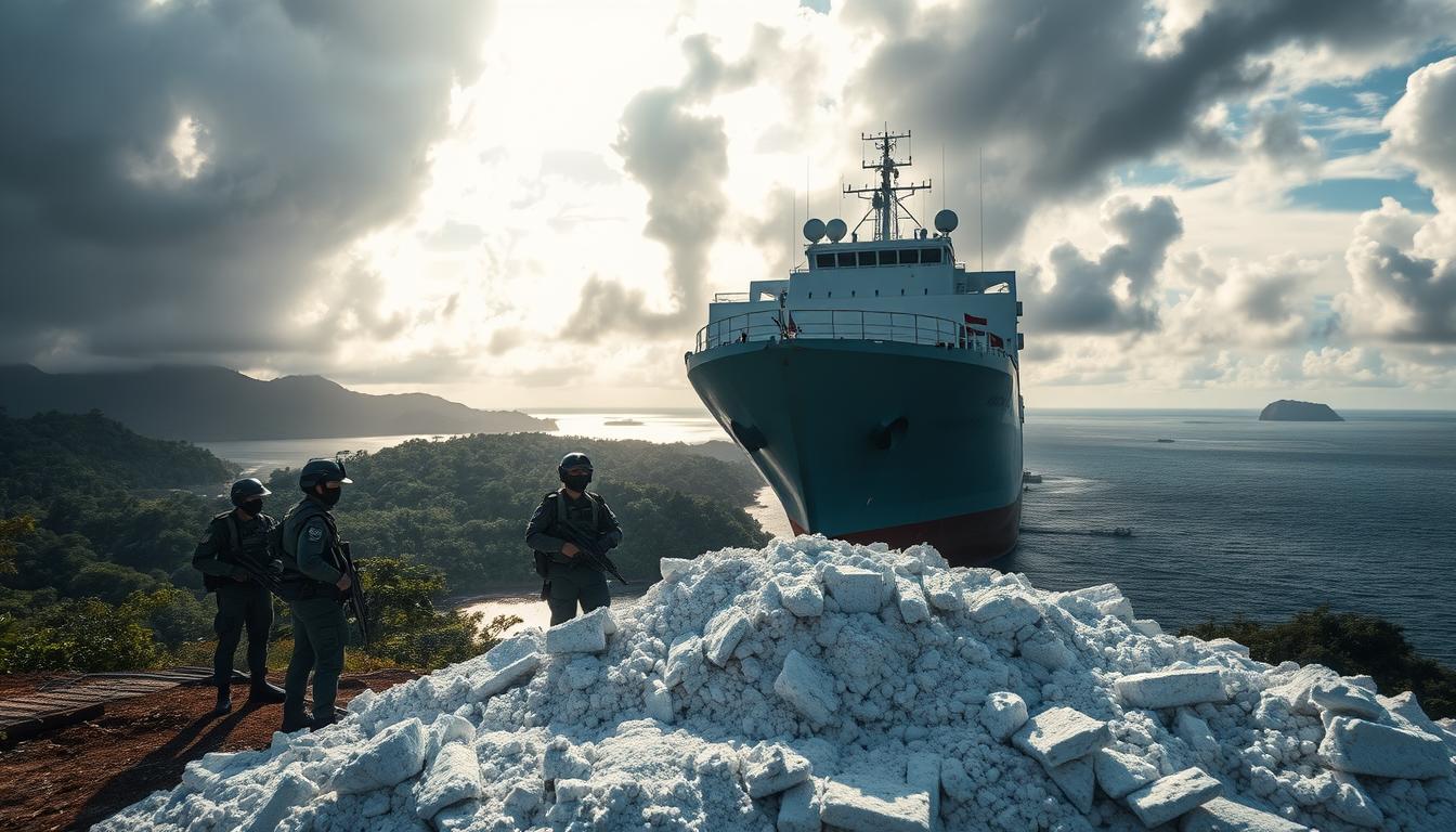 Polisi Sita 1 Ton Sabu dari Kapal Asing di Natuna