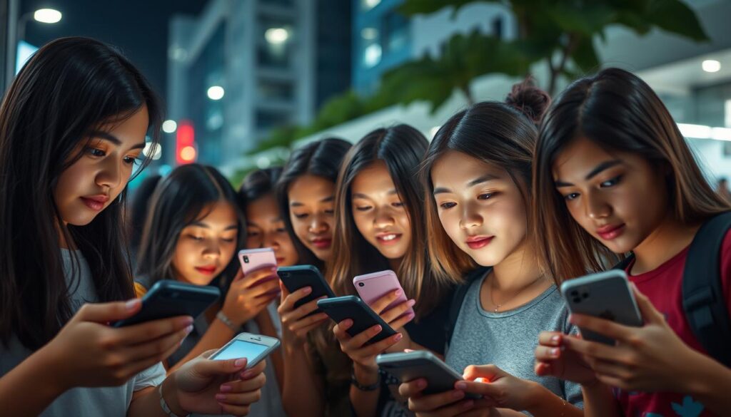 penggunaan media sosial remaja